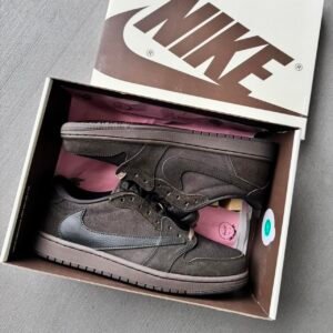 travis scott jordan 1 low velvet brown - Image 5