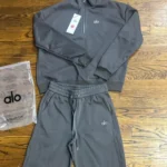 Alo Yoga Men’s Grey and Black Jumpsuit