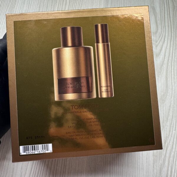 Tom Ford Oud Minerale 2PC Men’s Fragrance Spray Set 100ml and 10ml EDP