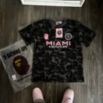 BAPE x Miami Ape Tee – streetwear black
