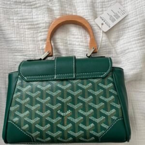 Goyard green mini handbag Saigon Top Handle Bag Coated Canvas Brand new✔️ - Image 5