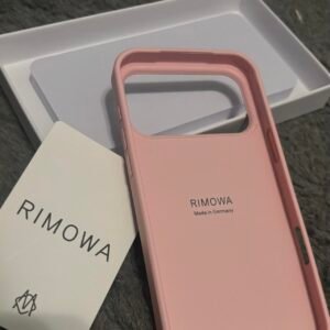 Rimowa iPhone 17 pro max pink phone case - Image 3