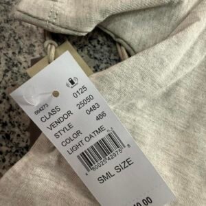 Fear of God Men's Grey and Cream T-shirt - Image 6