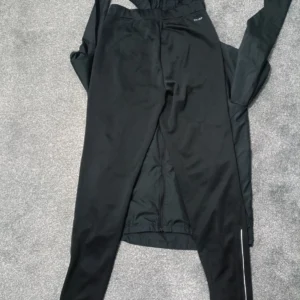 Black Silver Nike Running Repel Miller Tracksuit Set S ............ - Image 12