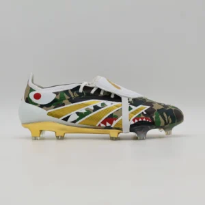 A BATHING APE adidas Predator Elite FG Hemp Gold Metallic Cloud - Image 3