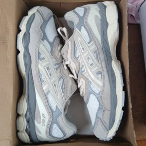ASICS Men’s Gel-NYC Cream/Oyster Grey Sneakers