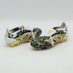 A BATHING APE adidas Predator Elite FG Hemp Gold Metallic Cloud - Image 9