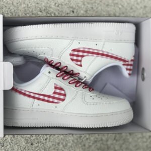 NIKE AIR FORCE 1 LOW “RED GINGHAM - Image 2