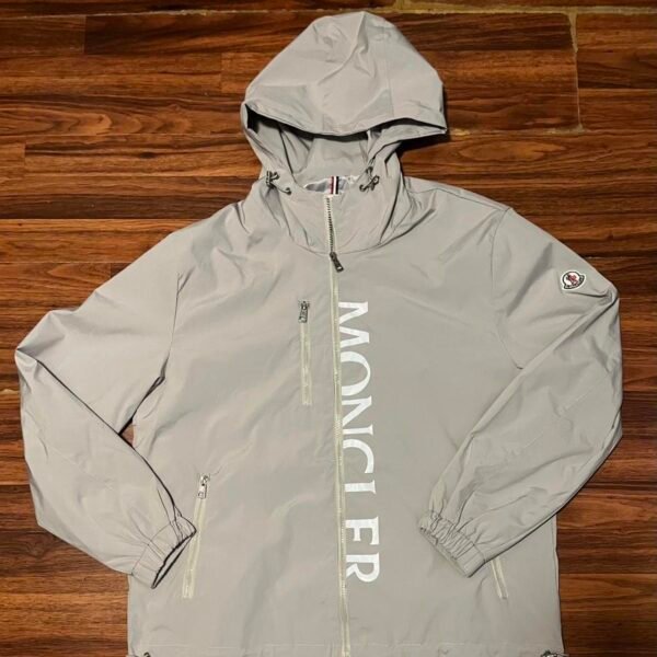Moncler jacket  hooded full zip windbreaker rain