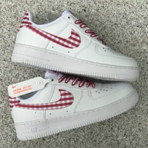 NIKE AIR FORCE 1 LOW “RED GINGHAM - Image 5