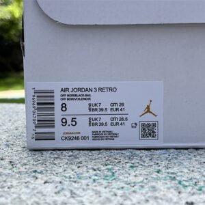 Air Jordan 3 WMNS Off Noir - Image 7