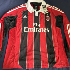 Super Quality Original AC Milan XL Home Jersey Long Sleeve - Image 1