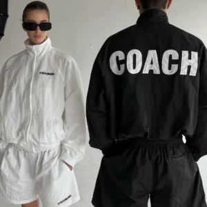 Men Women Tracksuit Set Jacket & Shorts Streetwear Summer Casual Outfit All Size - Image 1