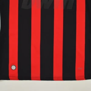 AC Milan 2008/2009 Home Football Soccer Shirt Jersey Adidas Mens M Flaw - Image 7