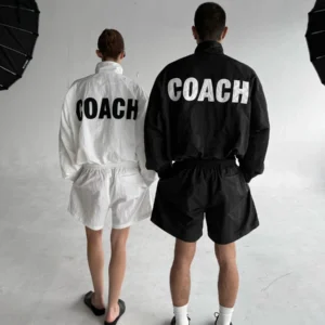 Men Women Tracksuit Set Jacket & Shorts Streetwear Summer Casual Outfit All Size - Image 6