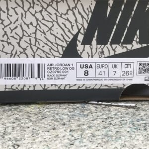 Air Jordan 1 Low OG Black Cement - Image 3