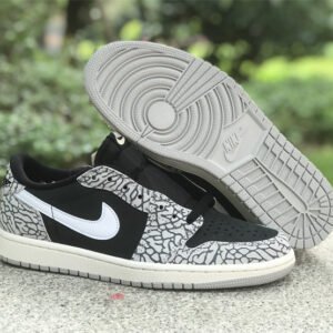 Air Jordan 1 Low OG Black Cement - Image 7