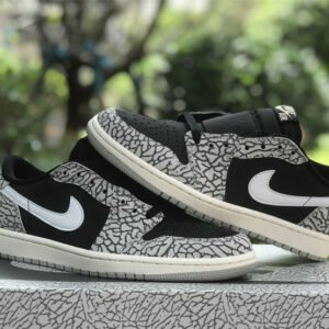 Air Jordan 1 Low OG Black Cement - Image 14