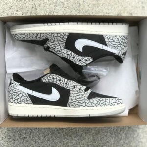 Air Jordan 1 Low OG Black Cement - Image 16