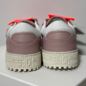 Ow Round-Head Skate Shoes Pink And White Off White Off Court - Image 9
