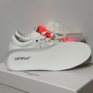 Ow Triple White Off White Off Court Sneakers - Image 9