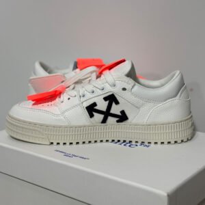 Ow Triple White Off White Off Court Sneakers - Image 13